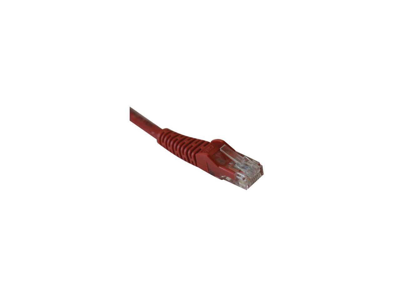TRIPP LITE N201-010-RD 10 ft. Cat 6 Red Gigabit Snagless Molded Patch Cable