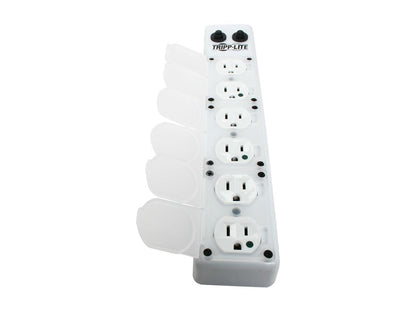 Tripp Lite Medical-Grade Power Strip; 6 15A Hospital-Grade Outlets, Safety Covers, 15 ft. Cord, For Patient-Care Vicinity – UL 1363A (PS-615-HG-OEM)