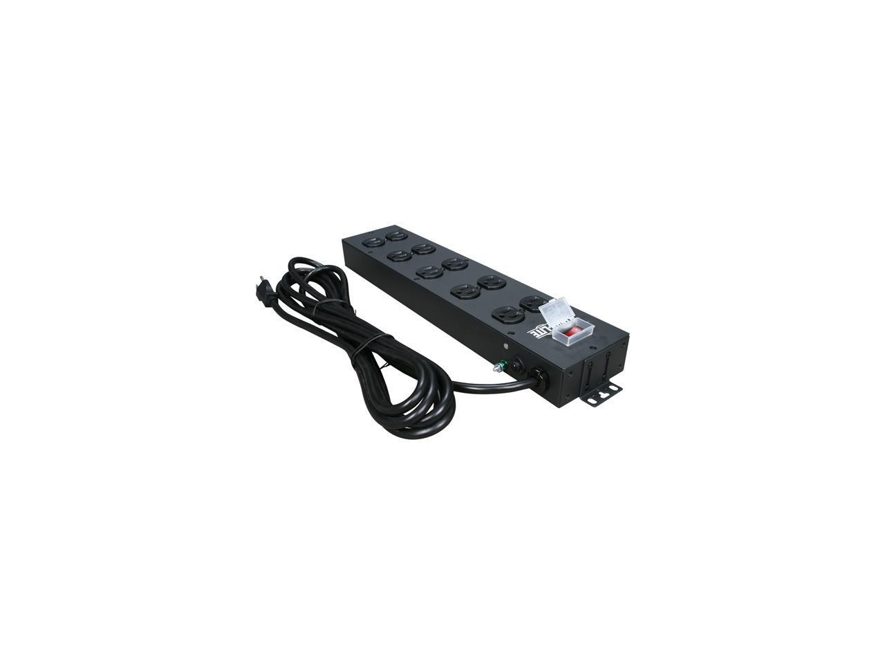 TRIPP LITE UL800CB-15 10 Outlets Power Strip 120V Input Voltage 15 Feet Cord Length
