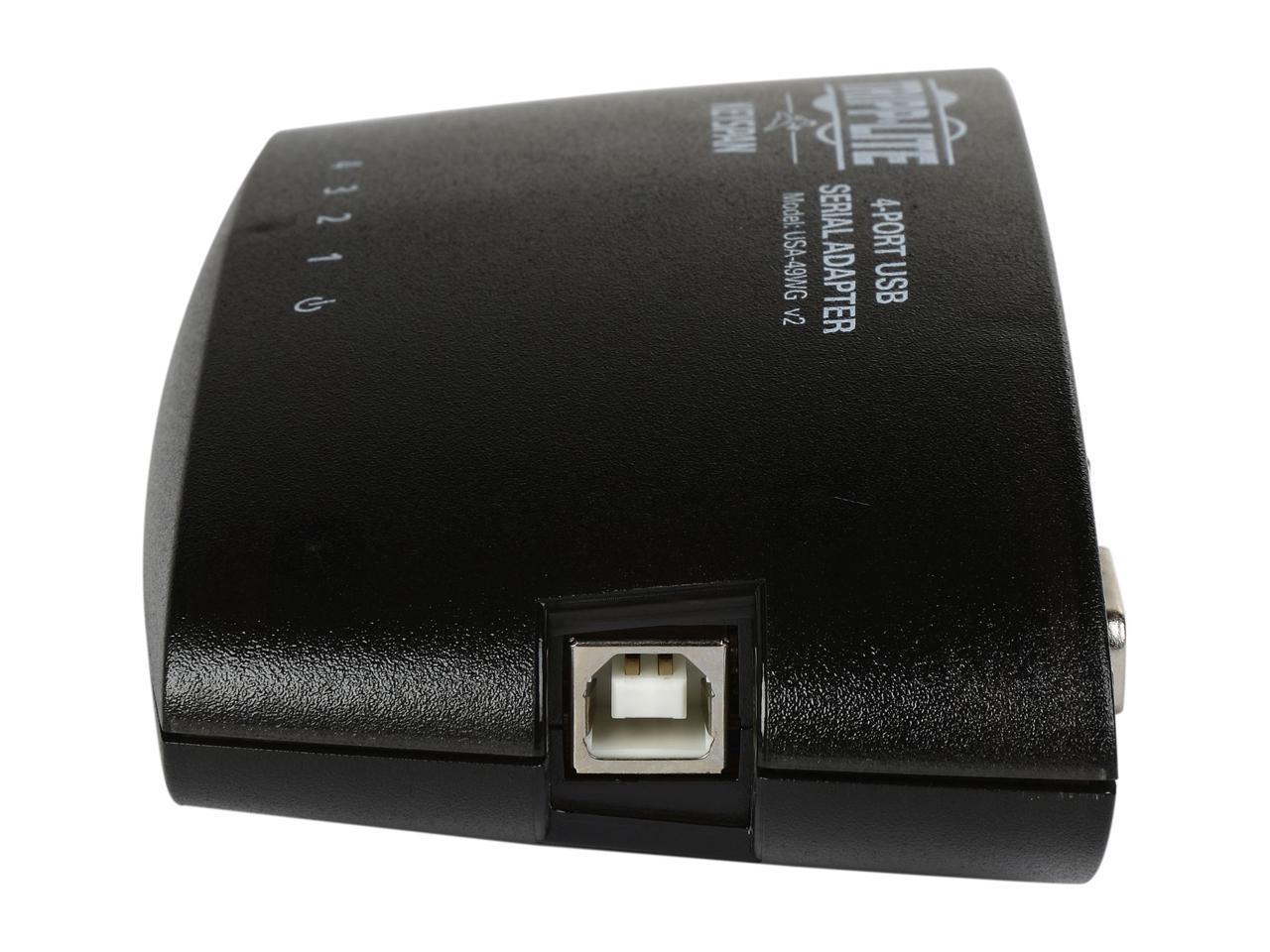 Tripp Lite Keyspan High-Speed 4-Port USB-to-DB9-Serial Adapter Hub (USA-49WG)