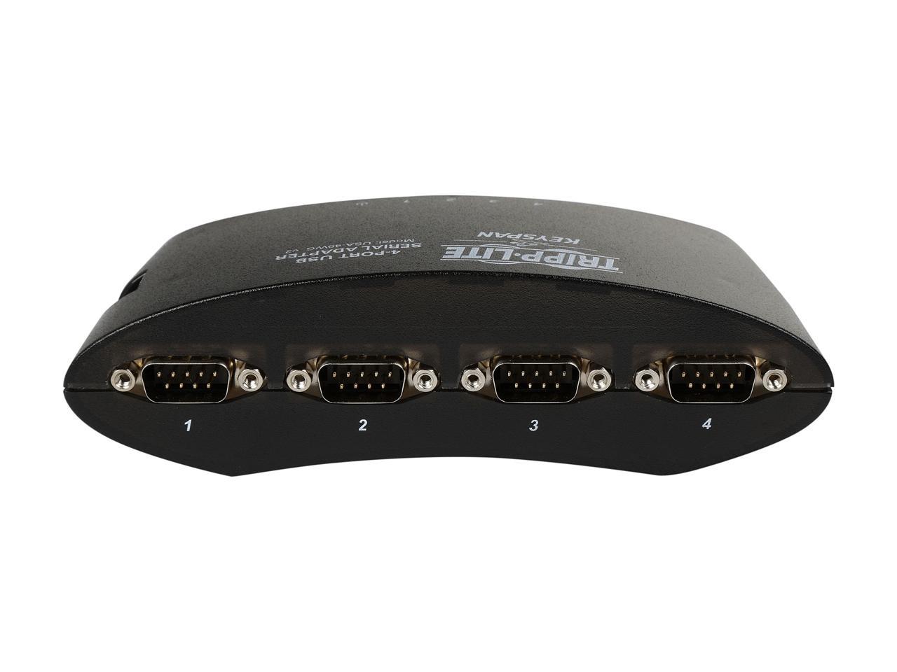 Tripp Lite Keyspan High-Speed 4-Port USB-to-DB9-Serial Adapter Hub (USA-49WG)