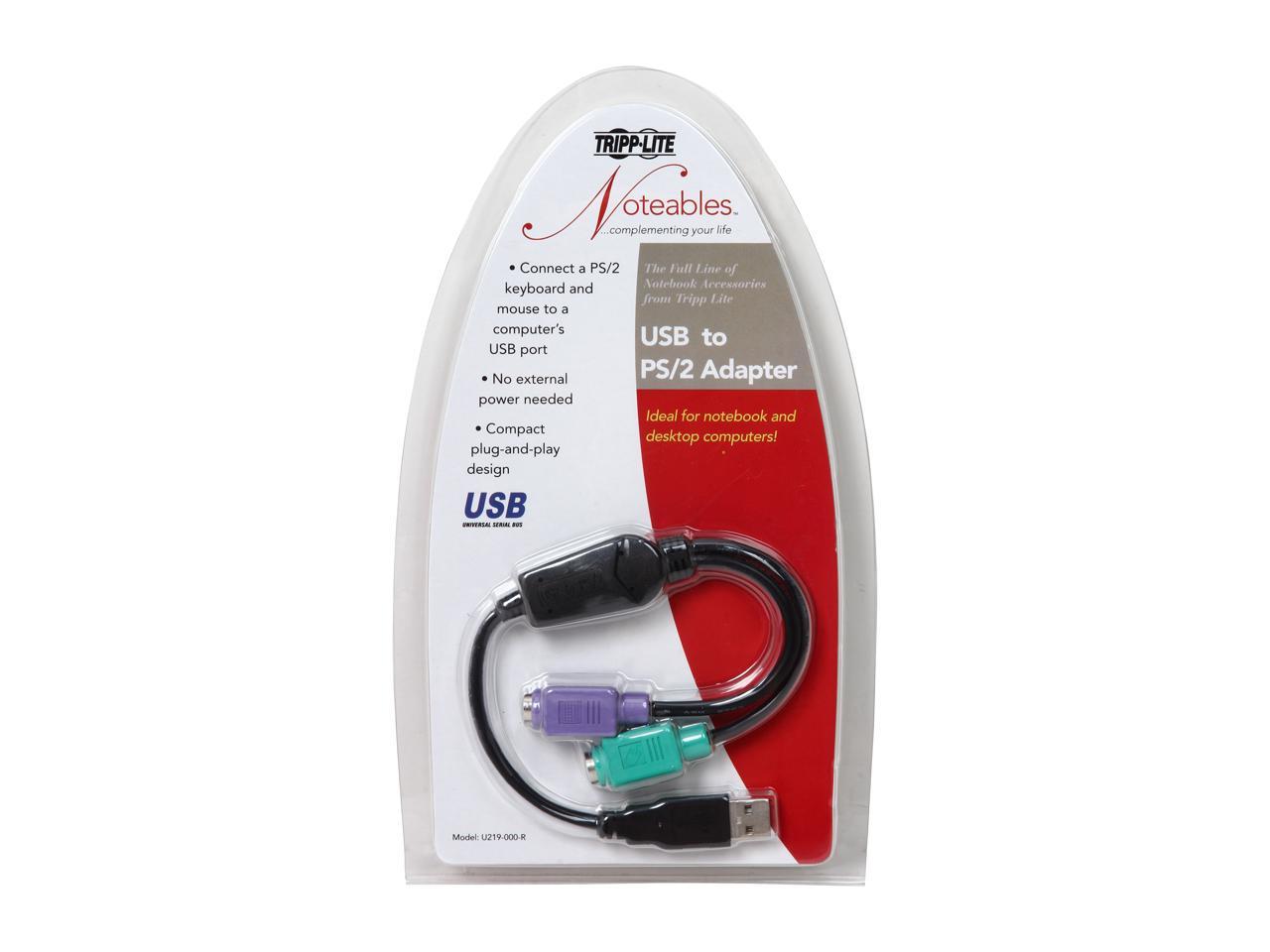 Tripp Lite Model U-219-000-R USB to PS/2 Adapter