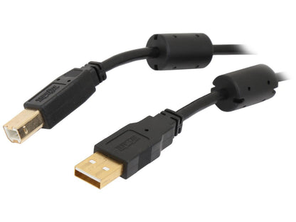 Tripp Lite USB 2.0 Hi-Speed A/B Cable with Ferrite Chokes (M/M), 6-ft. (U023-006)