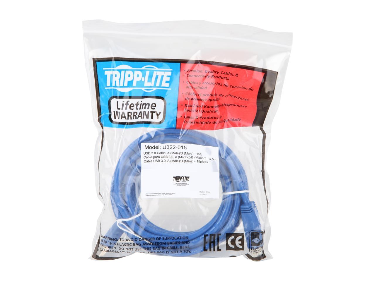 Tripp Lite U322-015 Blue Cable