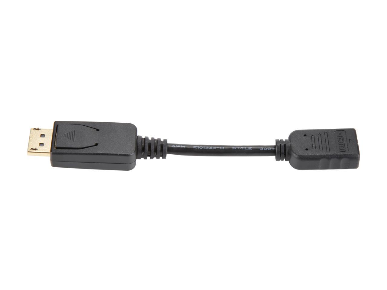 Tripp Lite DisplayPort to HDMI Cable Adapter, Converter for DP to HDMI (M/F), 1920x1200/1080p, 6-in. (P136-000)