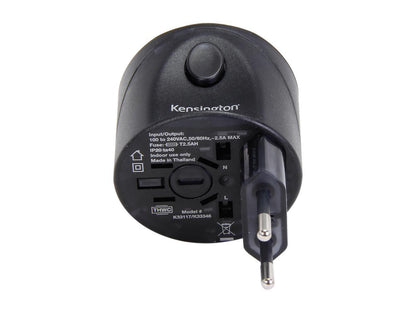 Kensington K33117 Black International Travel Plug Adapter