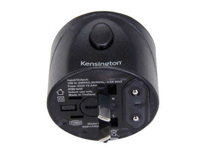 Kensington K33117 Black International Travel Plug Adapter