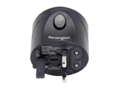 Kensington K33117 Black International Travel Plug Adapter