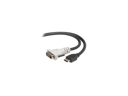 Belkin F2E8171-03-SV 3 ft. Black HDMI to DVI-D HDMI to DVI Video Cable Male to Male