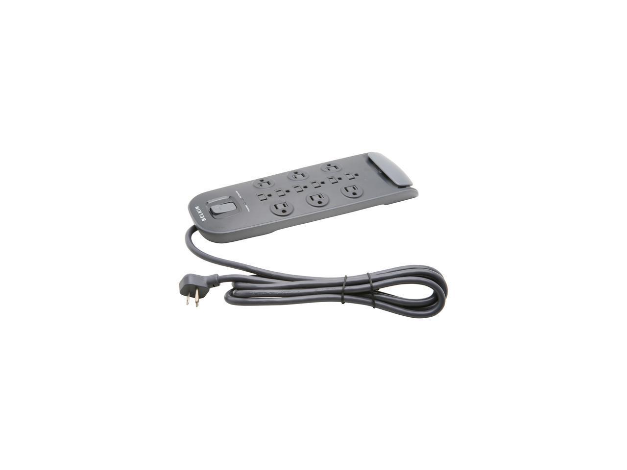 BELKIN BV112230-08-BLK 8 ft. 12 Outlets 3996J Surge Protector with Power Cord with Cable/Satellite Protection