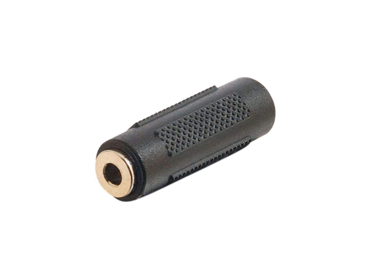 C2G 03170 3.5mm Aux F/F Stereo Coupler, TAA Compliant, Black
