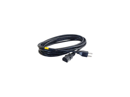 C2G 29928 16 AWG Universal Power Cord - NEMA 5-15P to IEC320C13, TAA Compliant, Black (8 Feet, 2.43 Meters)