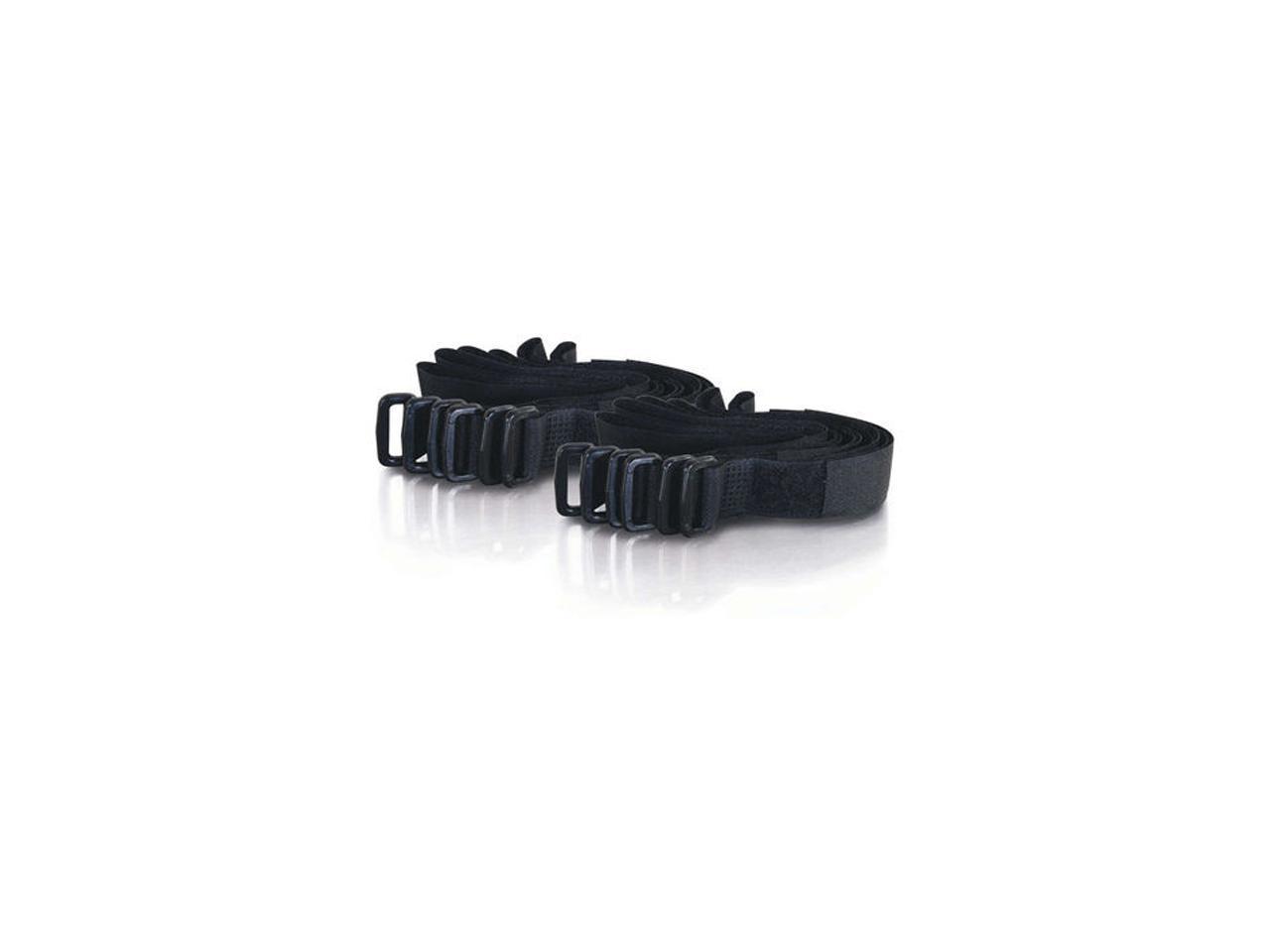 C2G/Cables To Go 29854 Hook-and-Loop Cable Management Wraps, 12 Pack (11 Inch)