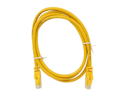 C2G 31346 Cat6 Cable - Snagless Unshielded Ethernet Network Patch Cable, Yellow (5 Feet, 1.52 Meters)