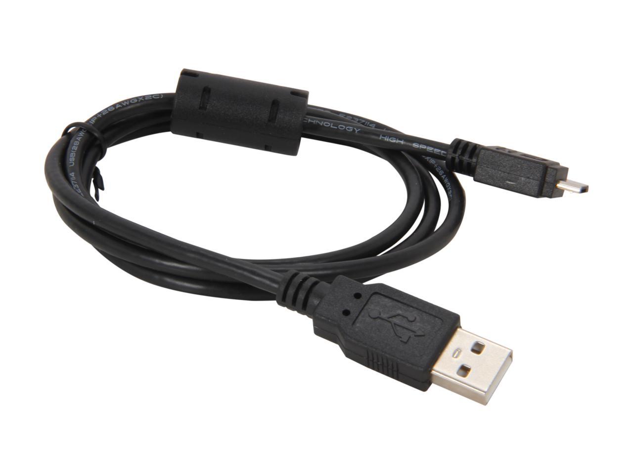 C2G 27364 Micro USB Cable - USB 2.0 A Male to Micro-USB B Male Cable, Black (3.3 Feet, 1 Meter)