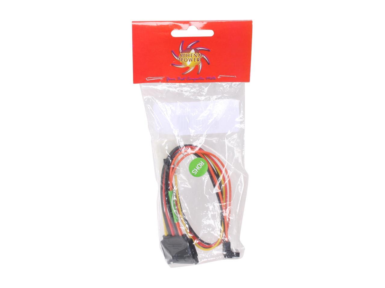 Athena Power Cable-Dell-P6 6 in. (SATA) / 10 in. (P6) Dell P6 6PIN Power Converter Cable