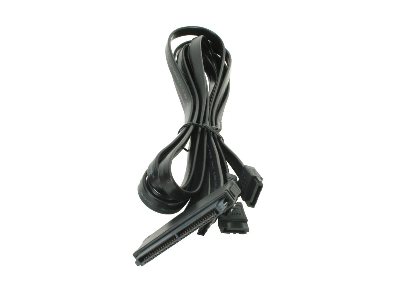Athena Power Model CABLE-32SAS47 30" 32pin SAS to 4 x SATA 7pin cable