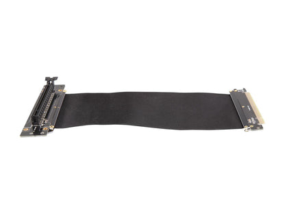 Athena Power 200mm/7.87" CABLE-PCIE16A1-R20V2 90-Degree Right Angle Flexible GPU Server / Gaming PCI-E x16 to x16 3.0 Extender Riser Cable Female to Male