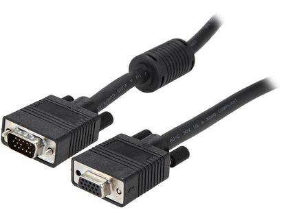 Athena Power CLH-VGA35MF 35 ft. Coax High Resolution VGA Monitor Extension Cable - HD15 M/F