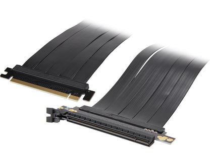 Athena Power 300mm PCI-E x16, PCIe 3.0 High Quality Flexible EMI Shielded Ribbon Riser Extension Cable, Wide Range Vertical Mounting GPU Support Straight (CABLE-PCIE16A1-30V2) - OEM