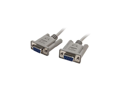 StarTech.com Model SCNM9FF 10 ft. Cross Wired Serial/Null Modem Cable DB9 F/F Female to Female
