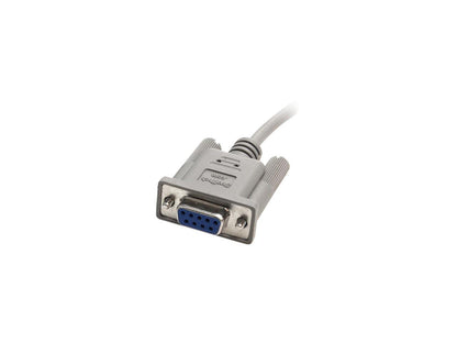 StarTech.com Model SCNM9FF 10 ft. Cross Wired Serial/Null Modem Cable DB9 F/F Female to Female