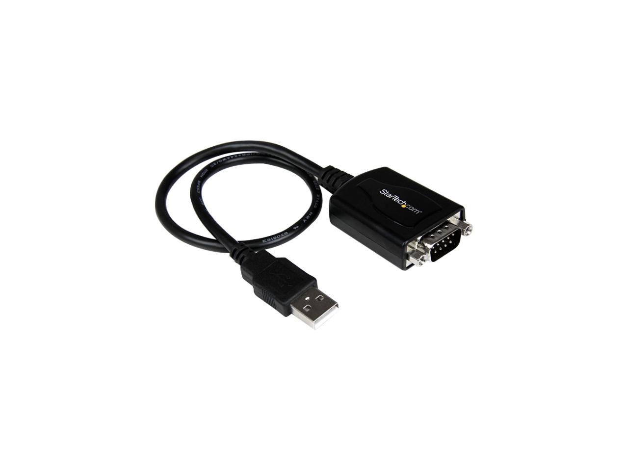 StarTech.com ICUSB2321X USB to Serial Adapter - 1 Port - COM Port Retention - Texas Instruments TIUSB3410 - USB to RS232 Adapter Cable