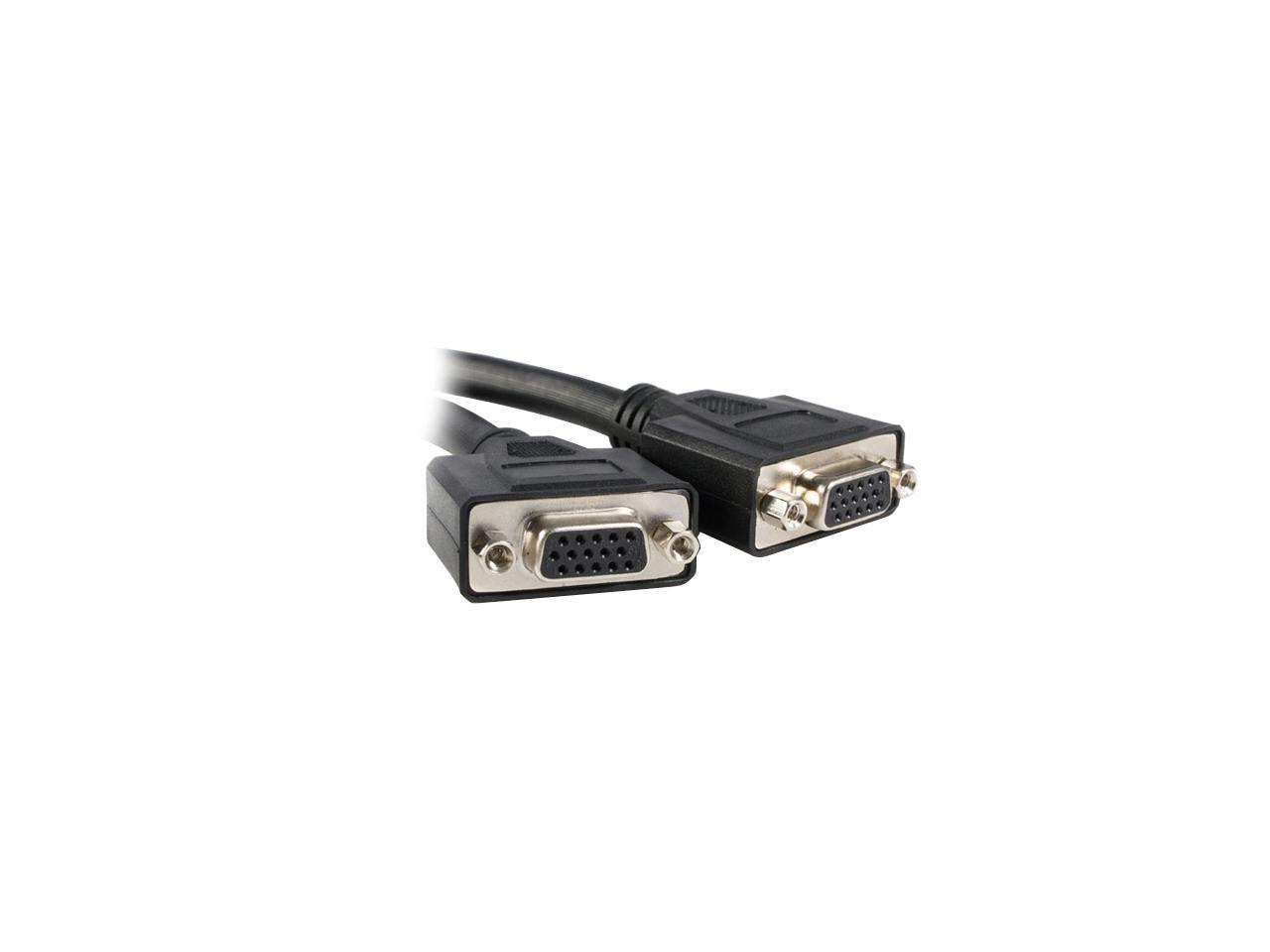 StarTech.com DMSVGAVGA1 Black LFH 59 Male to Dual Female VGA DMS 59 Cable