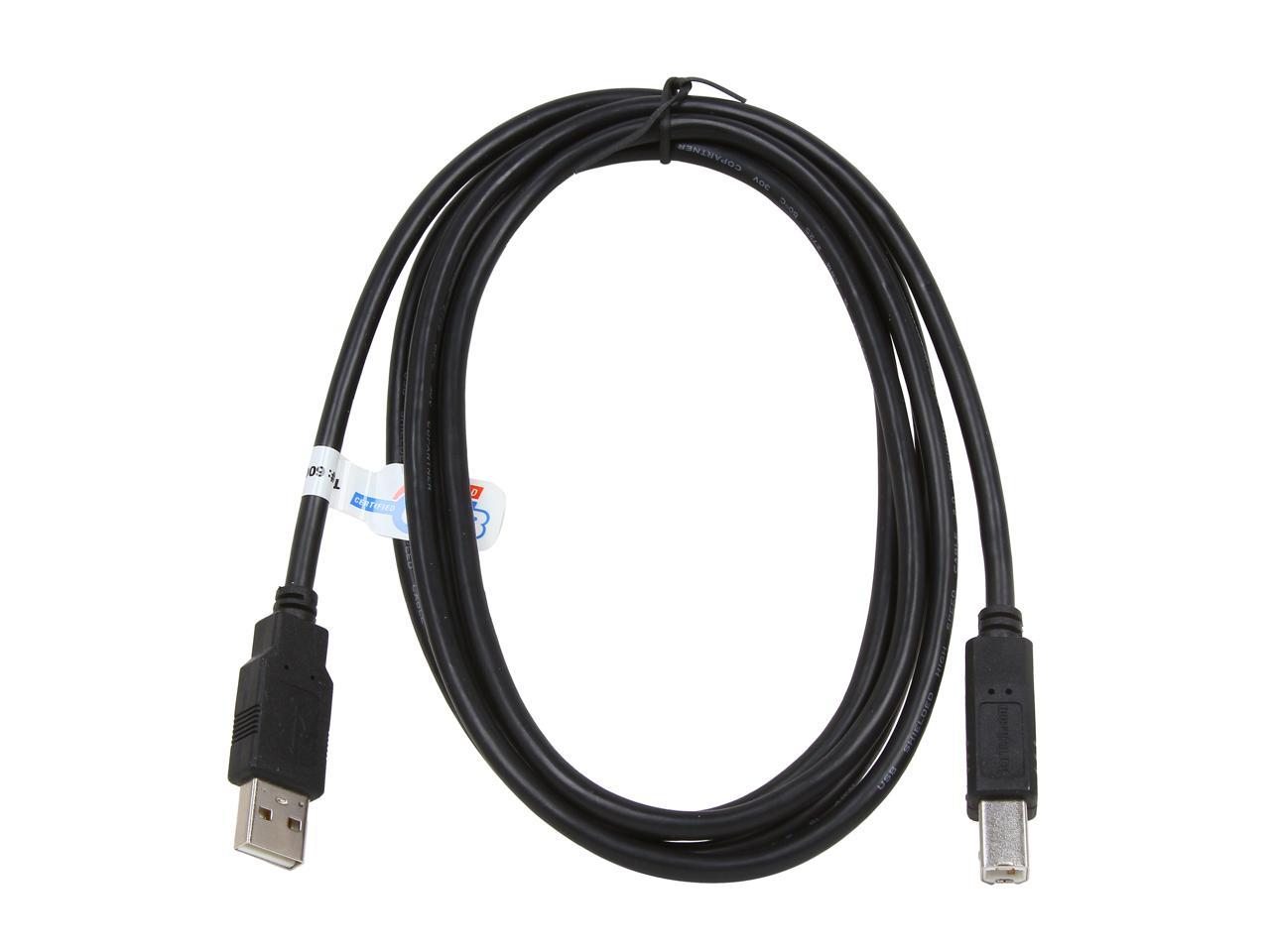 StarTech.com USB2HAB6 6 ft USB 2.0 Certified A to B Cable - M/M - 2m USB A to B Cable