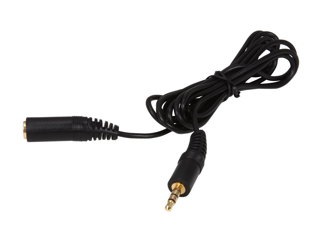 StarTech.com MU6MF 6 ft. Stereo Extension Cable 3.5mm Male to 3.5mm Female Male to Female