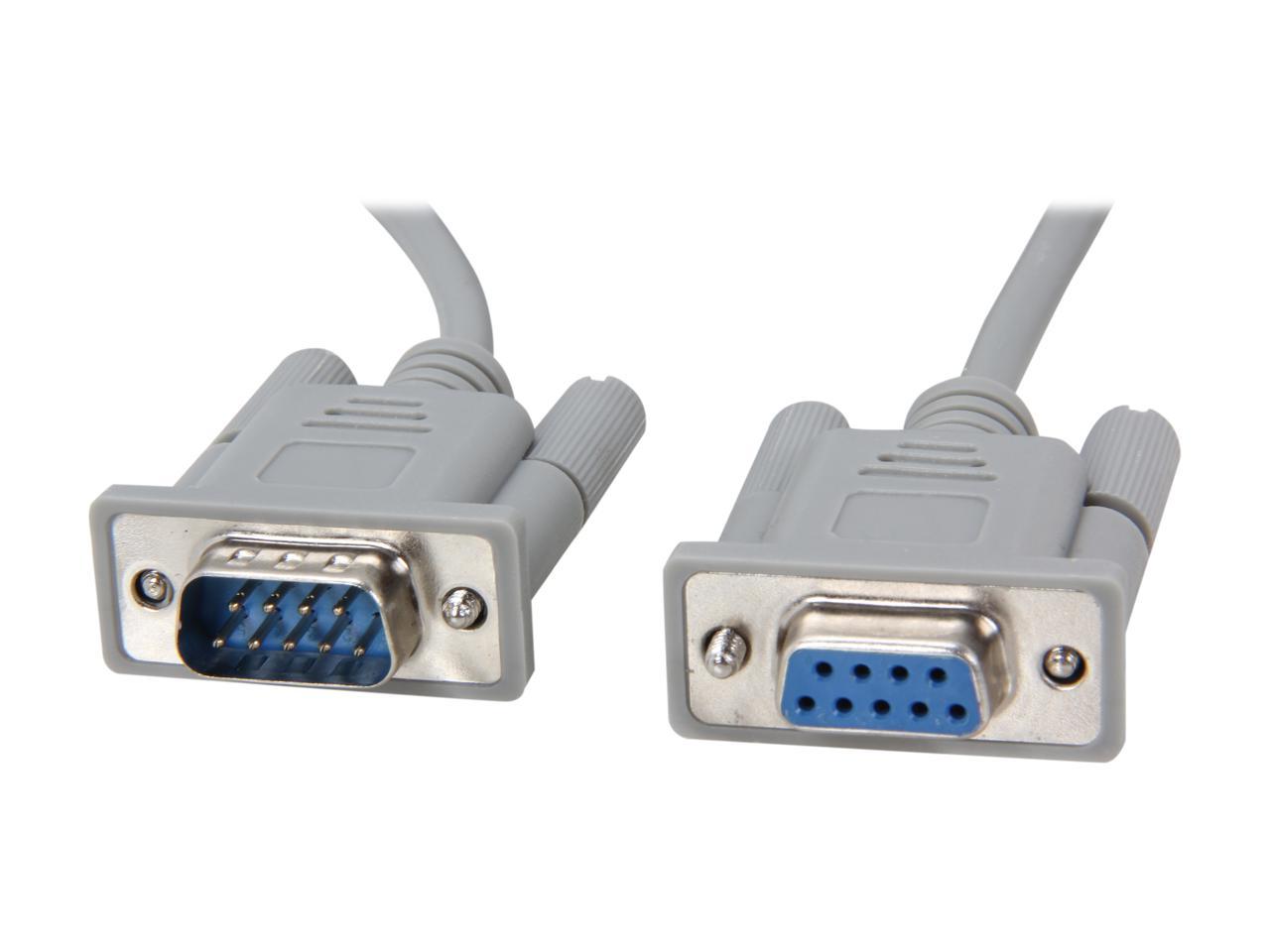 StarTech.com Model SCNM9FM 10 ft. DB9 RS232 Serial Null Modem Cable Female to Male