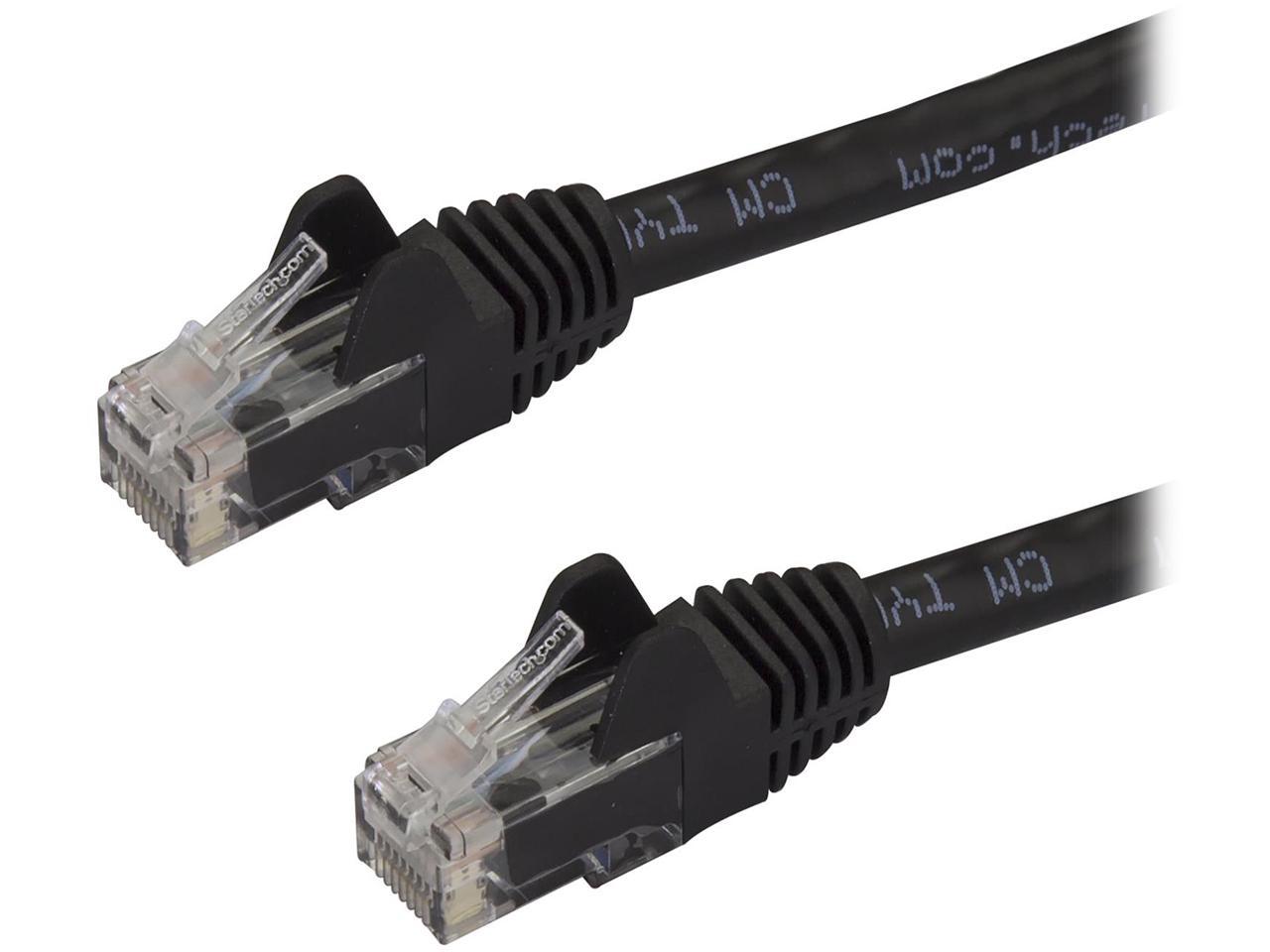 StarTech.com N6PATCH10BK 10 ft. Cat 6 Black Cat. 6 Patch Cable