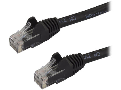 StarTech.com N6PATCH10BK 10 ft. Cat 6 Black Cat. 6 Patch Cable