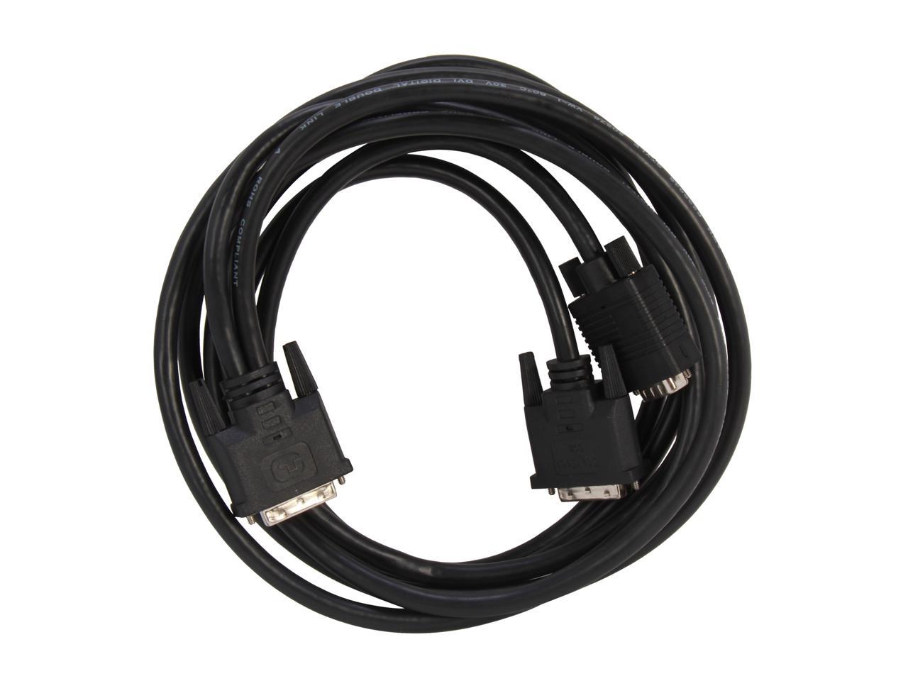 StarTech.com DVIVGAYMM6 Black Connector A : 1 - 29 pin DVI-I (Dual Link) Male Connector B : 1 - 15 pin High Density D-Sub (VGA) Male Connector B : 1 - 25 pin DVI-D (Dual Link) Male Male to Male DVI-I Male to DVI-D Male and HD15 VGA Male Vid