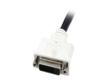 StarTech.com DVIDDMF6 Black DVI-D (Dual Link) Male to DVI-D (Dual Link) Female Male to Female DVI-D Dual Link Digital Video Monitor Cable - M/F