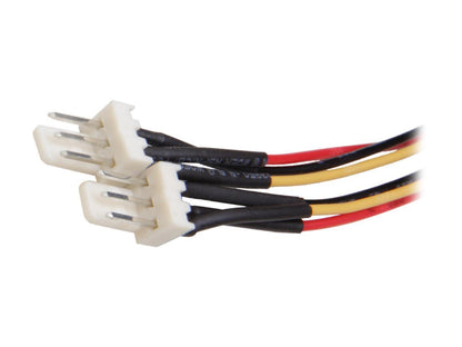 StarTech.com TX3SPLIT12 1 ft. TX3 Fan Power Splitter Cable Female to Male