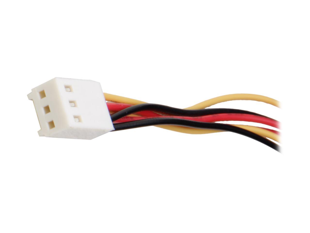 StarTech.com TX3SPLIT12 1 ft. TX3 Fan Power Splitter Cable Female to Male