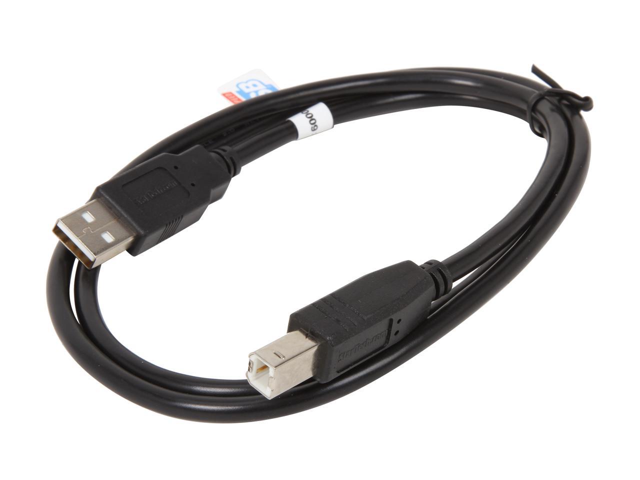 StarTech.com USB2HAB3 Black Cable