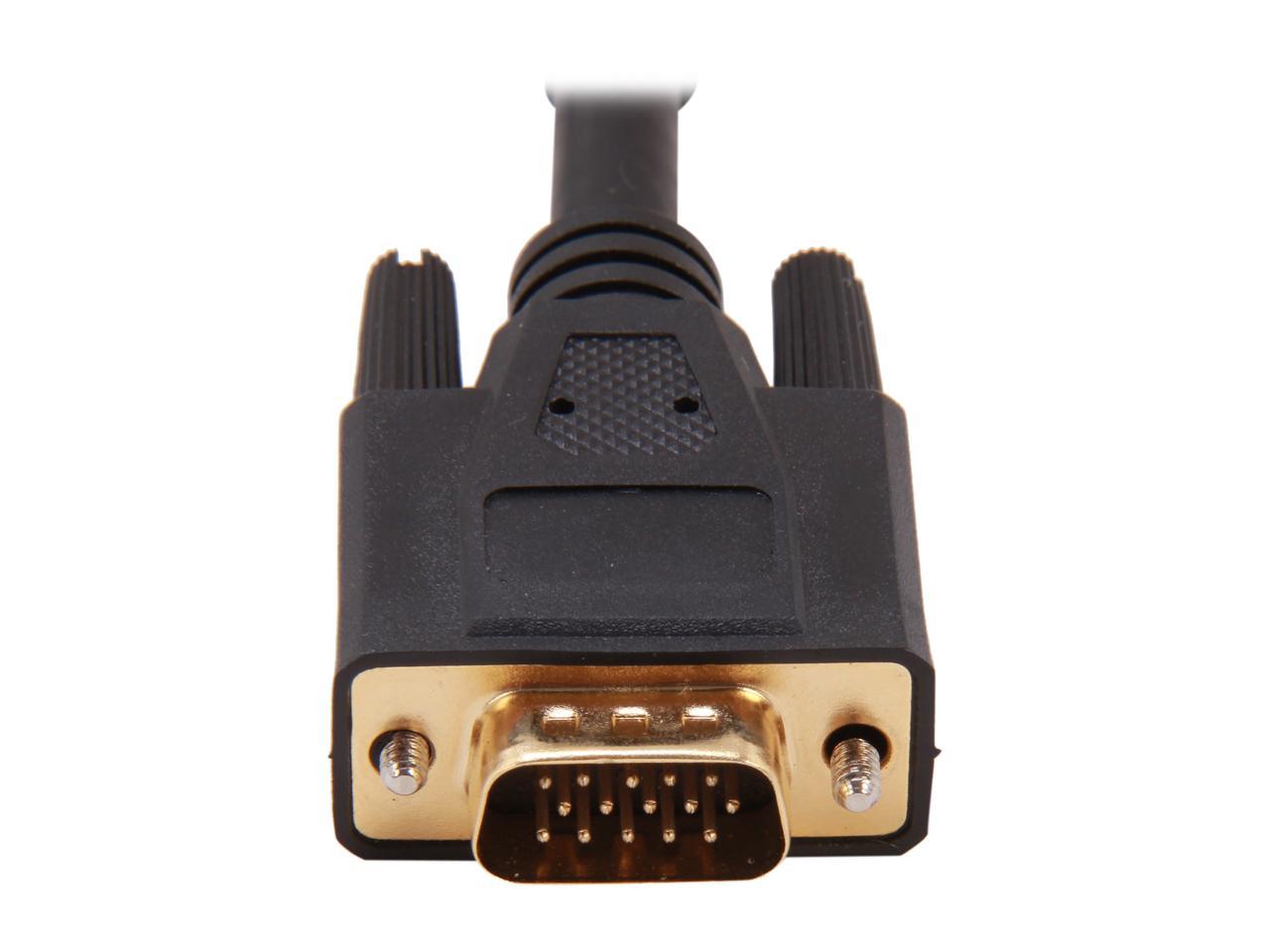 StarTech.com HD15CPNTMF No 6in HD15 to Component RCA Breakout Cable Adapter - M/F