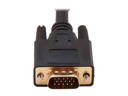 StarTech.com HD15CPNTMF No 6in HD15 to Component RCA Breakout Cable Adapter - M/F