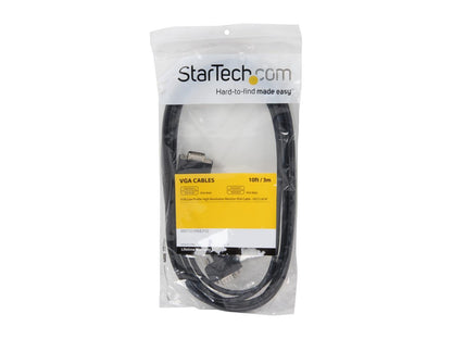 StarTech.com MXT101MMLP10 10 ft. Low Profile High Resolution Monitor VGA Cable