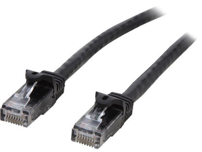 StarTech.com N6PATCH25BK 25 ft. Cat 6 Black Snagless Cat6 UTP Patch Cable - ETL Verified