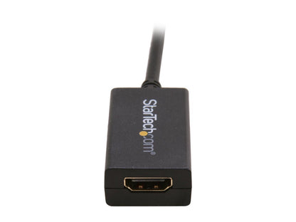 StarTech.com MDP2HDMI Mini DisplayPort to HDMI Adapter - 1080p - Passive - Thunderbolt to HDMI Monitor Adapter - Mini DP Converter
