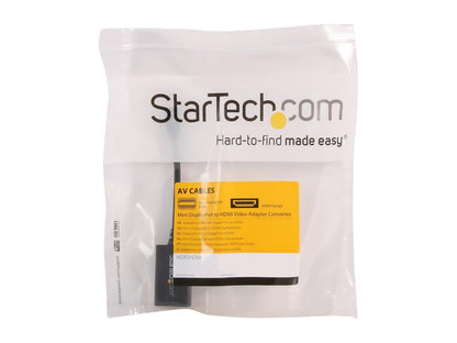 StarTech.com MDP2HDMI Mini DisplayPort to HDMI Adapter - 1080p - Passive - Thunderbolt to HDMI Monitor Adapter - Mini DP Converter