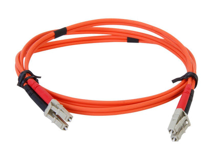 StarTech.com 50FIBLCLC1 3.3 ft. Multimode 50/125 Duplex Fiber Patch Cable LC - LC