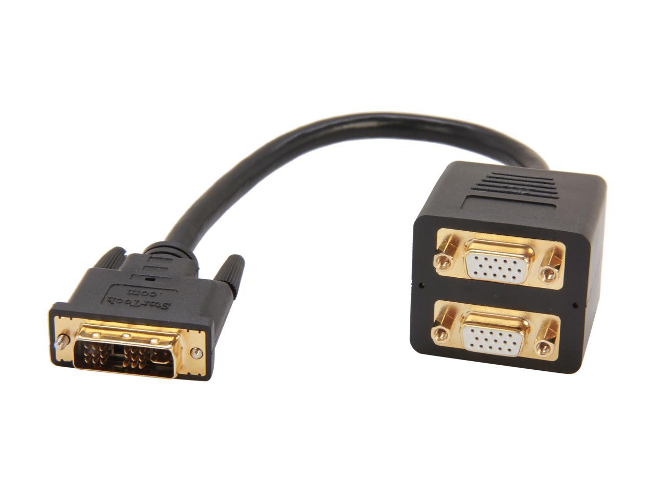 StarTech.com DVISPL1VV Black Cable