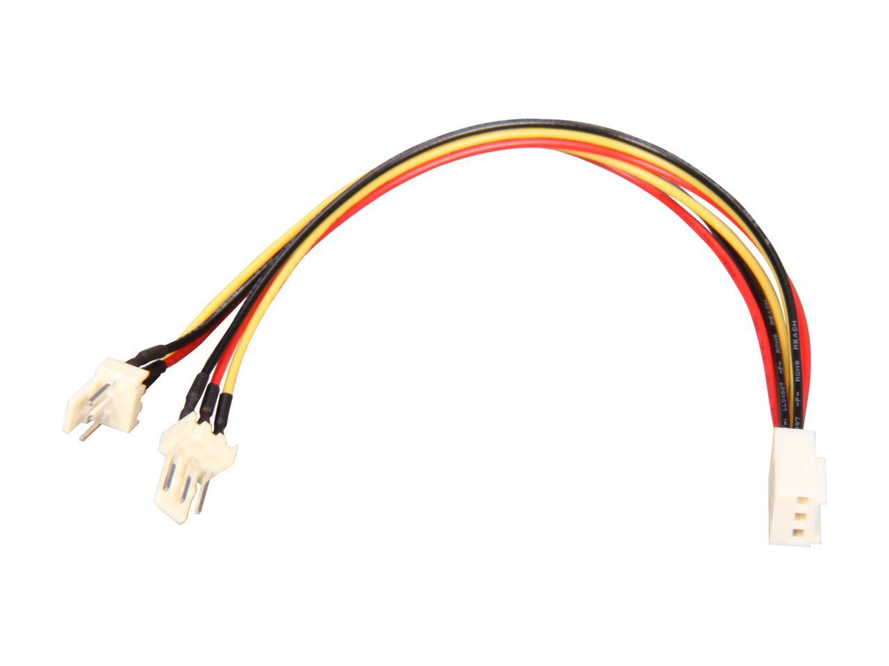 StarTech.com TX3SPLITTER 6.1 in. TX3 Fan Power Splitter Cable Female to Male