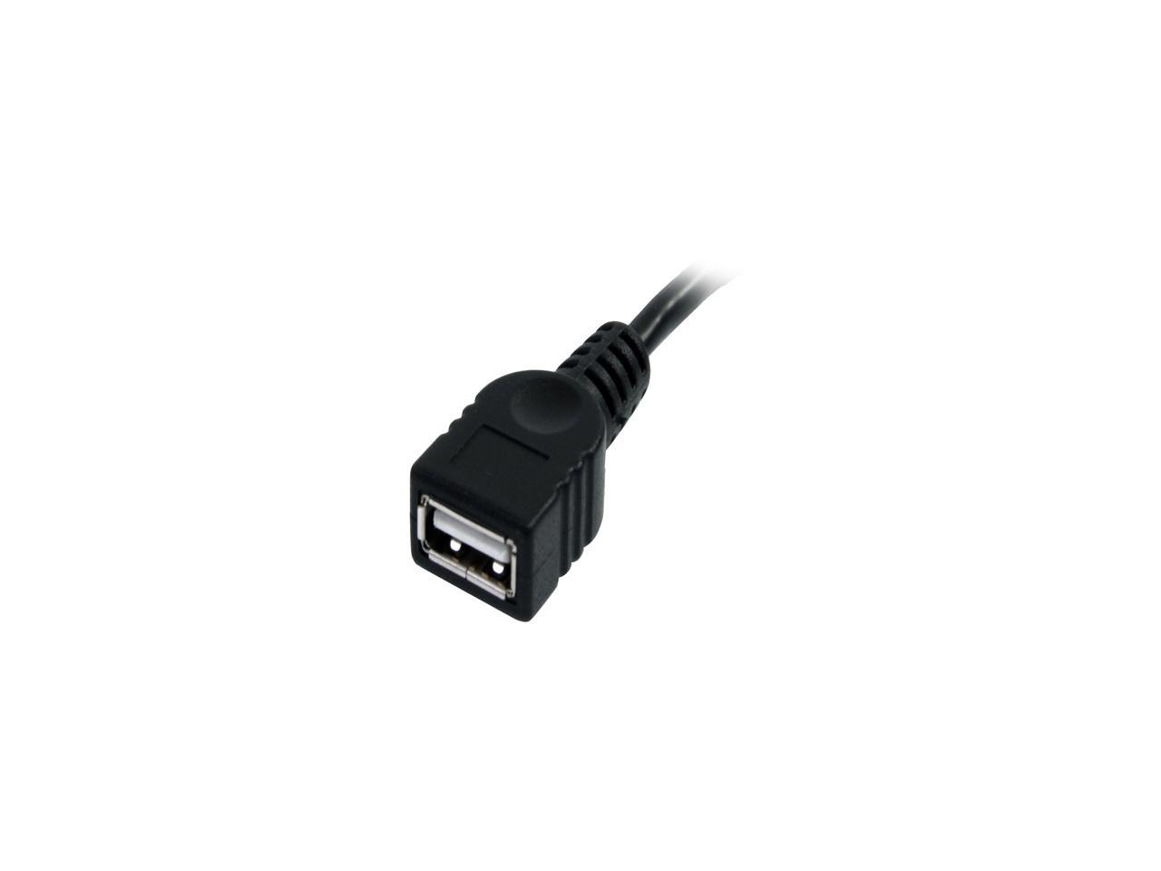 StarTech.com USBEXTAA3BK 3 ft Black USB 2.0 Extension Cable A to A - M/F - 3 ft USB A to A Extension Cable - 3ft USB 2.0 Extension cord
