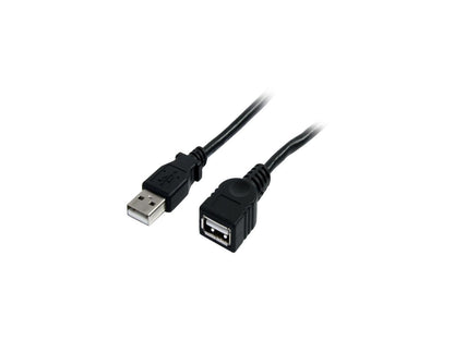 StarTech.com USBEXTAA3BK 3 ft Black USB 2.0 Extension Cable A to A - M/F - 3 ft USB A to A Extension Cable - 3ft USB 2.0 Extension cord