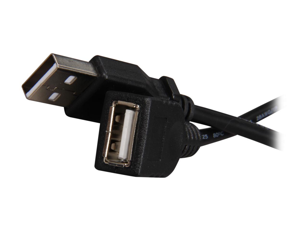 StarTech.com USBEXTAA10BK 10 ft Black USB 2.0 Extension Cable A to A - 10ft USB 2.0 Extension Cable - 10ft USB male female Cable